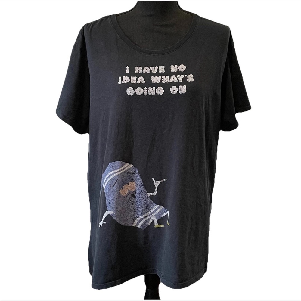 Vintage Women’s Size 3XL South Park TOWELIE No Idea Whats Going On T-Shirt BLACK